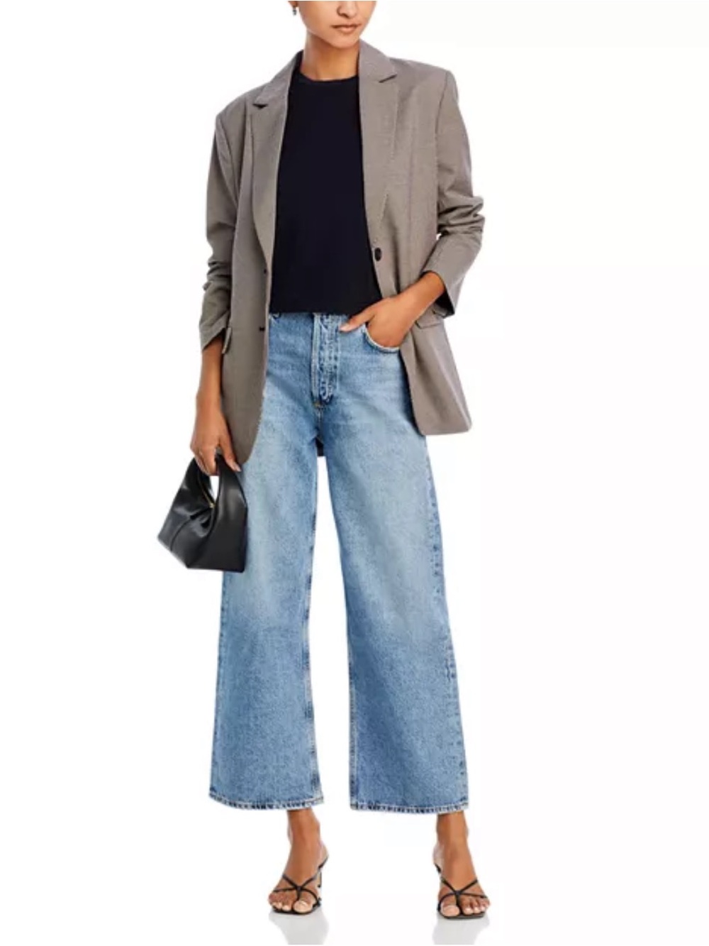 Agolde Ren High Rise Wide Leg Jeans in Disclosure